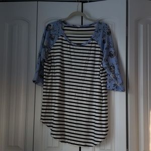 Pinkblush baseball tee